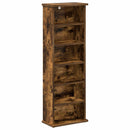 CD Skab Røget eg 60 x 17 x 92 cm Konstrueret træ