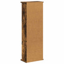 CD Skab Røget eg 60 x 17 x 92 cm Konstrueret træ