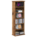 CD Skab Egetræ 60 x 17 x 92 cm Konstrueret træ