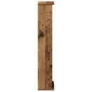 CD Skab Egetræ 60 x 17 x 92 cm Konstrueret træ