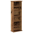 CD Skab 2 stk. Gammelt træ 60 x 17 x 92 cm Konstrueret træ