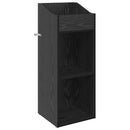 Pladeskab Sort eg 36 x 36 x 95,5 cm Konstrueret træ