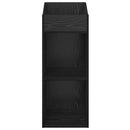 Pladeskab Sort eg 36 x 36 x 95,5 cm Konstrueret træ