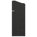 Pladeskab Sort eg 36 x 36 x 95,5 cm Konstrueret træ