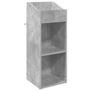Pladeskab Betongrå 36 x 36 x 95,5 cm Konstrueret træ