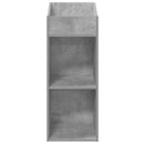 Pladeskab Betongrå 36 x 36 x 95,5 cm Konstrueret træ
