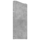Pladeskab Betongrå 36 x 36 x 95,5 cm Konstrueret træ
