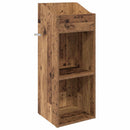 Pladeskab Egetræ 36 x 36 x 95,5 cm Konstrueret træ