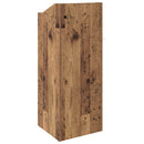 Pladeskab Egetræ 36 x 36 x 95,5 cm Konstrueret træ