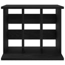 Opbevaring af vinylplader Sort eg 42 x 33 x 36 cm
