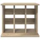 Opbevaring af vinylplader Sonoma-eg 42 x 33 x 36 cm