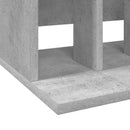 Opbevaring af vinylplader Betongrå 42 x 33 x 36 cm