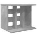 Opbevaring af vinylplader Betongrå 42 x 33 x 36 cm
