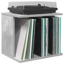 Opbevaring af vinylplader Betongrå 42 x 33 x 36 cm