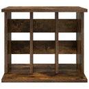 Opbevaring af vinylplader Røget eg 42 x 33 x 36 cm
