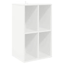 Pladeskab Hvid 44,5 x 36,5 x 74,5 cm Konstrueret træ