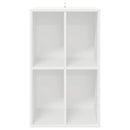Pladeskab Hvid 44,5 x 36,5 x 74,5 cm Konstrueret træ