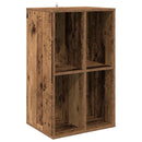 Pladeskab Egetræ 44,5 x 36,5 x 74,5 cm Konstrueret træ