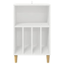 Pladespiller Stativ Hvid 47 x 39,5 x 74,5 cm Konstrueret træ