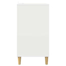 Pladespiller Stativ Hvid 47 x 39,5 x 74,5 cm Konstrueret træ