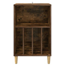Pladespiller Stativ Røget eg 47 x 39,5 x 74,5 cm