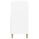 Pladespillerstand Hvid 82 x 39,5 x 82,5 cm Konstrueret træ