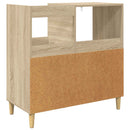 Pladespillerstand Sonoma-eg 82 x 39,5 x 82,5 cm Konstrueret træ