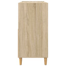 Pladespillerstand Sonoma-eg 82 x 39,5 x 82,5 cm Konstrueret træ