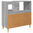 Pladespillerstand Grå Sonoma 82 x 39,5 x 82,5 cm