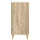 Pladespillerstand Sonoma-eg 71 x 39,5 x 83 cm Konstrueret træ