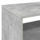 Pladespillerstand Betongrå 71 x 39,5 x 83 cm Konstrueret træ