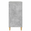 Pladespillerstand Betongrå 71 x 39,5 x 83 cm Konstrueret træ