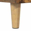 Pladespillerstand Røget eg 71 x 39,5 x 83 cm Konstrueret træ