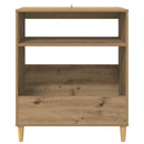 Pladespillerstand Artisan-eg 71 x 39,5 x 83 cm Konstrueret træ