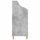 Mediehylle Betongrå 70,5 x 46 x 112 cm Konstrueret træ