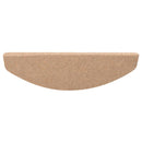 Selvklæbende Trappemåtter 15 stk. 80 x 24,5 x 3,5 cm Beige