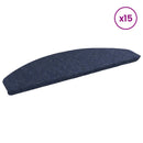 Selvklæbende Trappemåtter 15 stk. 80 x 24,5 x 3,5 cm Blå