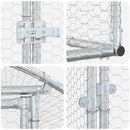 Kyllingehus Sølv 200 x 200 x 200 cm Galvaniseret stål