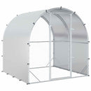 Kyllingehus Sølv 200 x 200 x 200 cm Galvaniseret stål