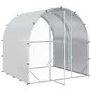 Kyllingehus Sølv 200 x 200 x 200 cm Galvaniseret stål