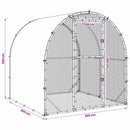 Kyllingehus Sølv 200 x 200 x 200 cm Galvaniseret stål