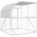 Kyllingehus Sølv 200 x 200 x 215 cm Galvaniseret stål