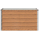 Hævet Havebed Træbrun 100 x 40 x 55 cm koldvalset stål