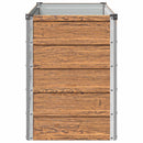 Hævet Havebed Træbrun 100 x 40 x 55 cm koldvalset stål