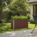 Hævet Havebed Brun 100 x 40 x 55 cm koldvalset stål