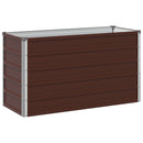 Hævet Havebed Brun 100 x 40 x 55 cm koldvalset stål