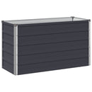 Hævet Havebed Antracit 100 x 40 x 55 cm koldvalset stål