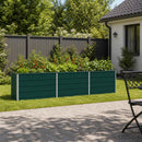 Hævet Havebed Grøn 240 x 40 x 55 cm koldvalset stål