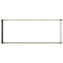 Hævet Havebed Træbrun 100 x 40 x 24 cm koldvalset stål