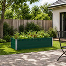 Hævet Havebed Grøn 100 x 40 x 24 cm koldvalset stål